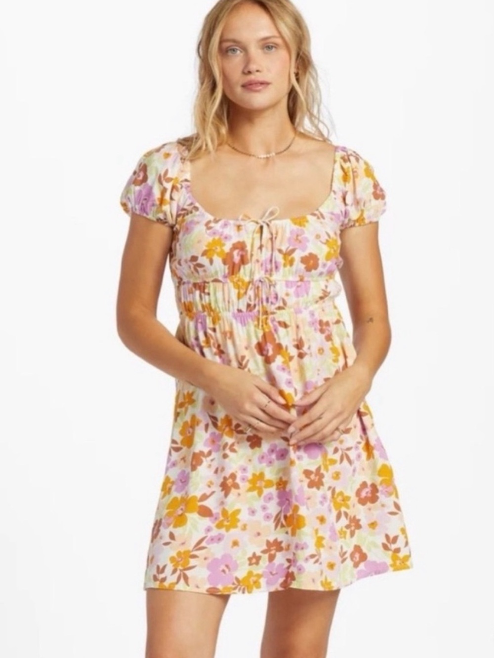 Billabong floral mini dress
